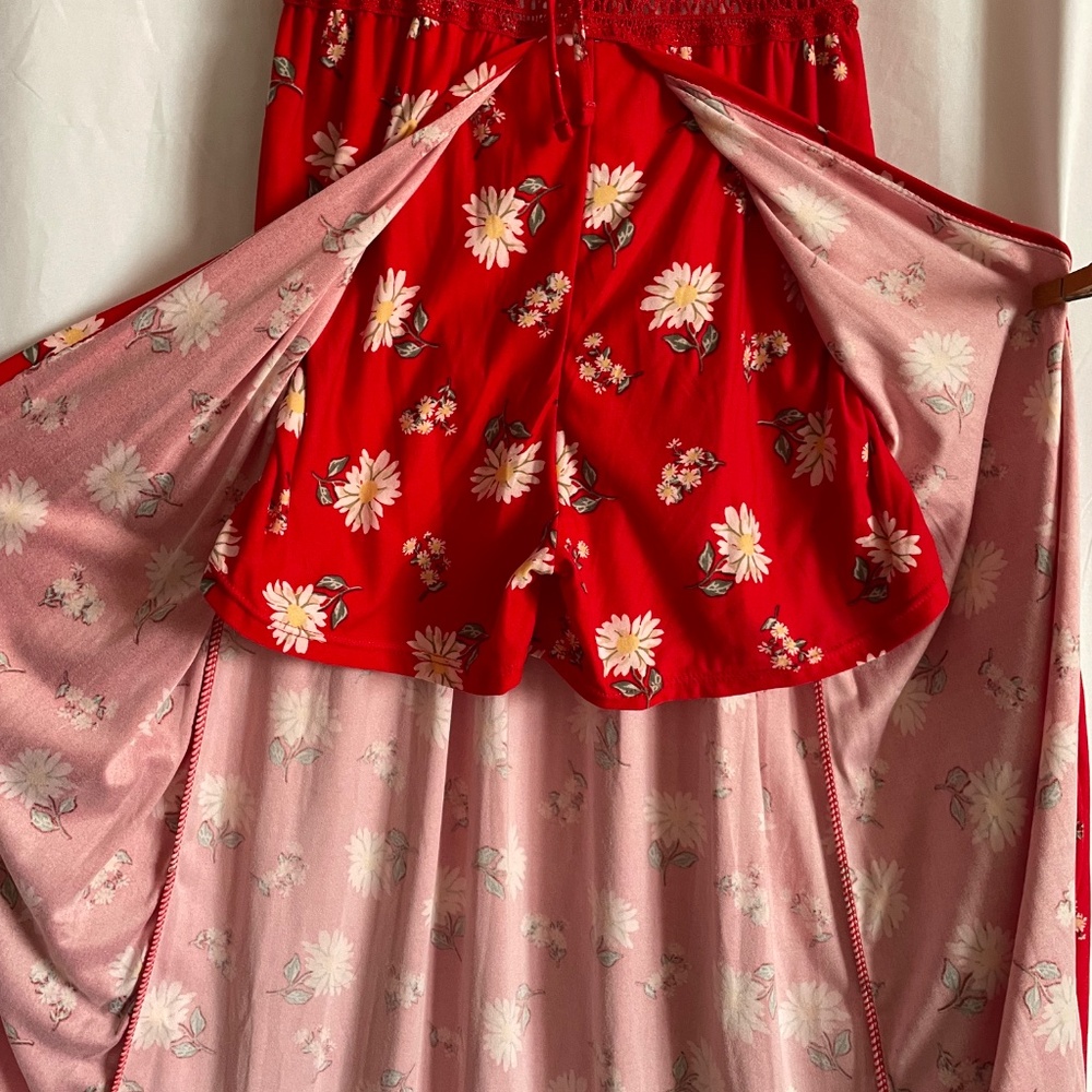 NWOT No Boundaries Romper with Attached Skirt Size Small (3-5) - Picture 3 of 12